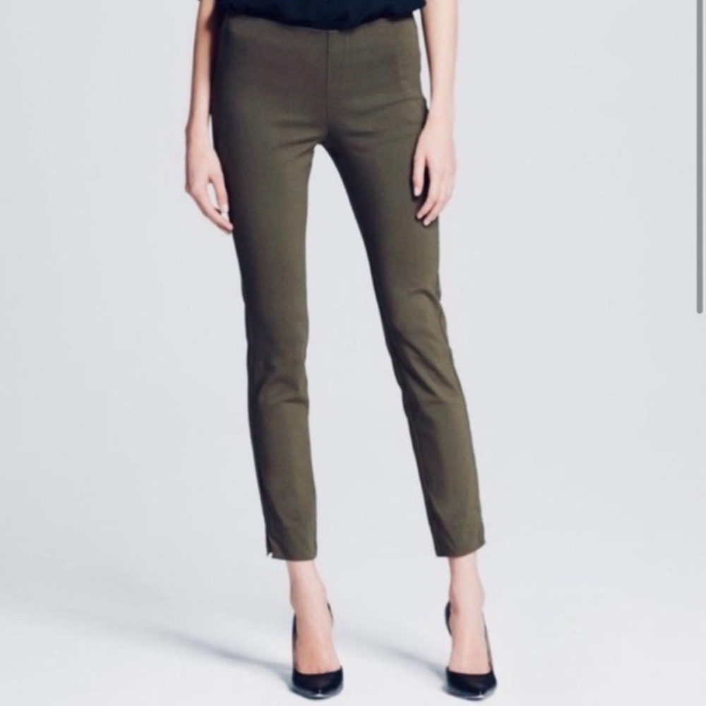 Who What Wear Size 16 Women’s mid rise stretch green straight leg trouser